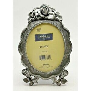Vintage Italy Greco Picture Frame Holds 2.5X3.5 Inches Used